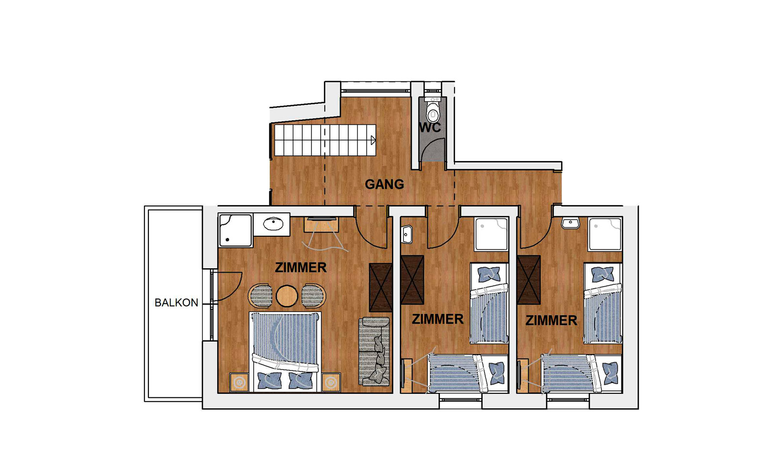 Skizze 2.Etage